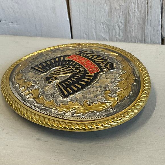 Gold Wing Belt Buckle Honda Motorcycle Biker Retro Moto Gear Vintage Men Fashion - Picture 5 of 6